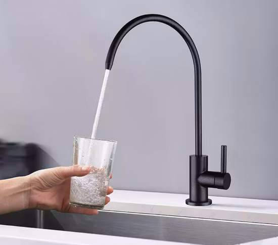 Popular Selling Matte Black Tap Mixer Purifier Filter Drinking Water Faucet
